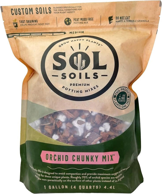 Sol Soils Orchid Chunky Mix (1 Gallon)