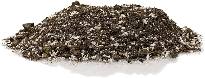 African Violets and Gesneriad Premium Soil Mix - Horticultural Perlite (25%) + Vermiculite (25%) + Sphagnum Peat Moss (50%) - Made in USA - (2 Quart Bag)