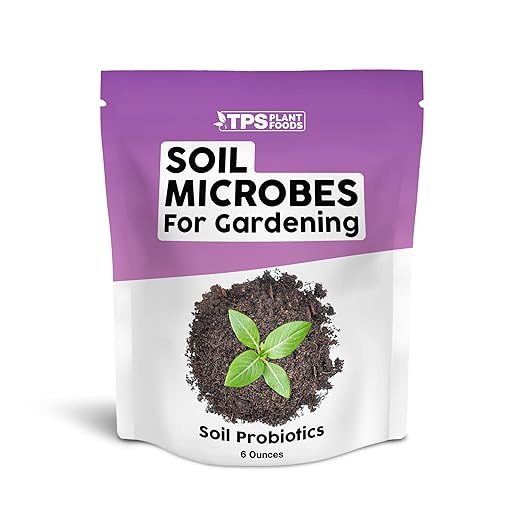 TPS NUTRIENTS Soil Microbes for Nutrient Uptake and Successful Transplanting and Established Plants, Soil Probiotics Including Mycorrhizae, Bacteria and Trichoderma (6 Ounces)