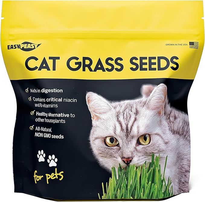 CATGRASS Seeds | Non GMO | Grown in USA | from Our Farm to Your Home (1POUND(16oz))