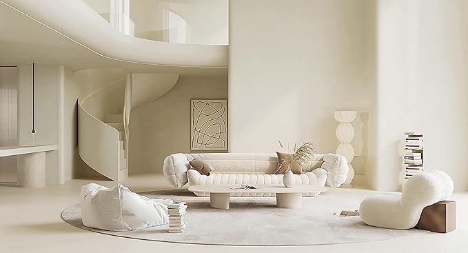 Dimoon 236''x15.7'' Cream Skin Peel and Stick Wallpaper Contact Paper Modern Self Adhesive Wall Paper Removable Renter Friendly Textured Solid Color Cabinet Vinyl Roll (236''x15.7'',Cream Skin)