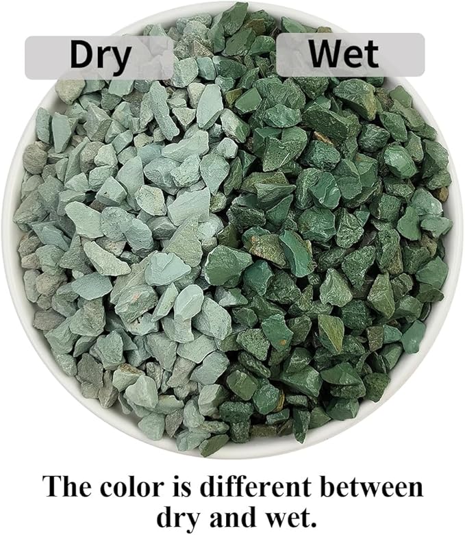 Succulents and Cactus Green Zeolite Rocks, Decorative Stones Pebbles for Indoor Plants, Bonsai, Fairy Gardening, Terrarium, 2lb