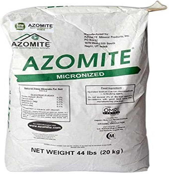 Raw Supply AZOMITE-44-2 AZOMITE Natural Trace Powder-67 Essential Minerals-Bulk Fertilizer Powder-Be Green and Grow Your Own Food, Light Brown