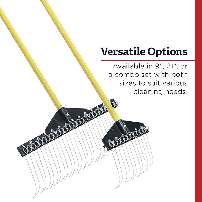 Garden Landscape Rake – 9” Head Garden Debris Rake | Elevate Your Outdoor Spaces with Precision and Efficiency | Ideal for Lawn and Garden Maintenance