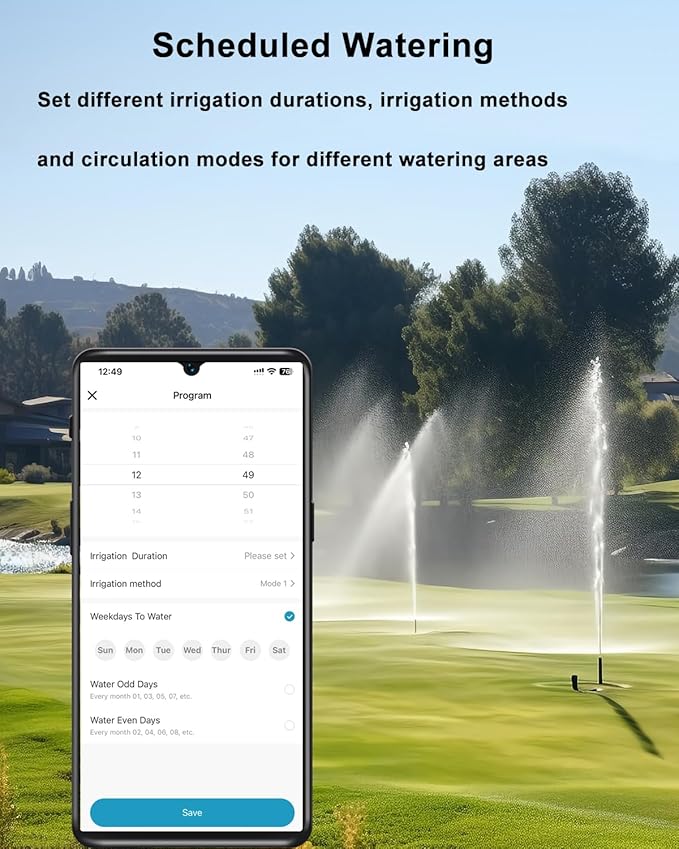Haozee WiFi Smart Sprinkler Controller,16-Zone Smart Irrigation Controller,Support 2.4G & 5G,App Enabled Automated Water Scheduling, Alexa Compatible