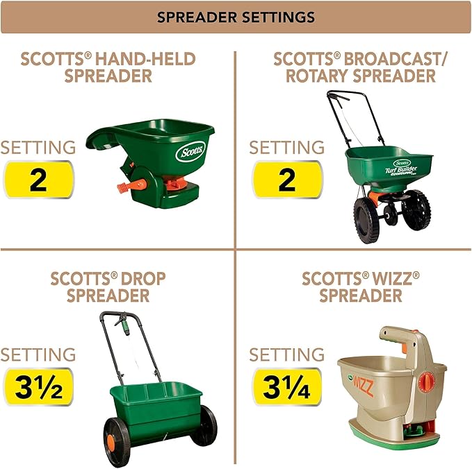 Scotts Turf Builder Clover Lawn, Greener Lawn with Less Maintenance, 2 lbs., 4-Pack