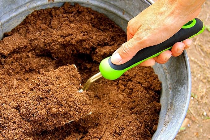 Garden Guru Titanium Garden Tool Set 3pc Hand Trowel Transplanter Cultivator – Heavy Duty - Rust Resistant - Ergonomic Handle – Perfect Gardening Tool Kit Gifts for Women & Men