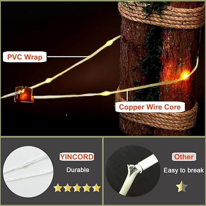 Solar Camping String Lights, 4 in 1 Remote Control Light, Outdoor Lantern Retractable Light 10 Lighting Modes, Solar Powered and USB Charging, Portable Multicolor&Warm White for Decorations