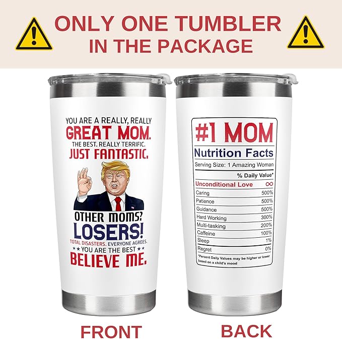 Gifts for Mom from Daughter Son - Mom Birthday Gifts, Birthday Gifts for Mom, Mother Birthday Gifts - Mom Gifts for Christmas, Christmas Gifts for Mom - New Mom Gifts for Women - 20 Oz Mom Tumbler