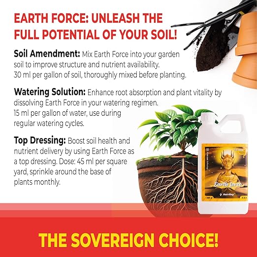 Cal Mag for Plants. Boost Your Plants Health. Earth Force 2-0-0 CalMag Fertilizer with add it Liquid Kelp and Seaweed Plant Nutrients Perfect for Soil, Coco Coir, and Hydroponic Garden Nutrients. 32OZ