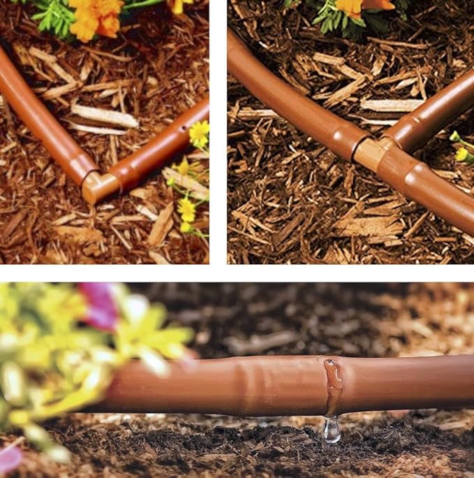 20-Pack USA Made - Drip Irrigation Brown Barbed Elbow 90 Degree Fittings - Fits 1/2” Inch, 17mm .600” ID Drip Tubing (Elbow 20 Pack)