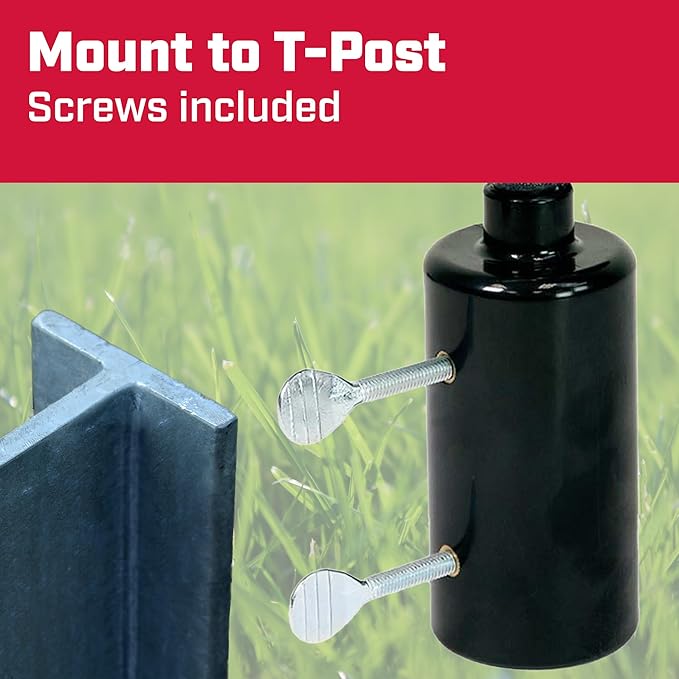 Chapin 4984: T-Post Impact Sprinkler, 360 Degree Automatic Impact Sprinkler with Yard Spike for Small Gardens and Lawns, Up to 85ft Coverage Area, Lawn Sprinkler, Small Area Yards and Garden Watering