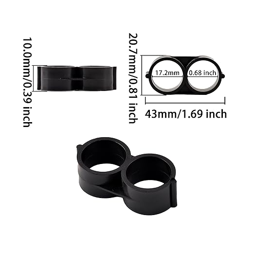 Drip Line End Plugs Fittings Connectors for 1/2" Drip Tubing, Shut-Off End Clamp Drip Irrigation Parts for Irrigation System-20Pcs/pack