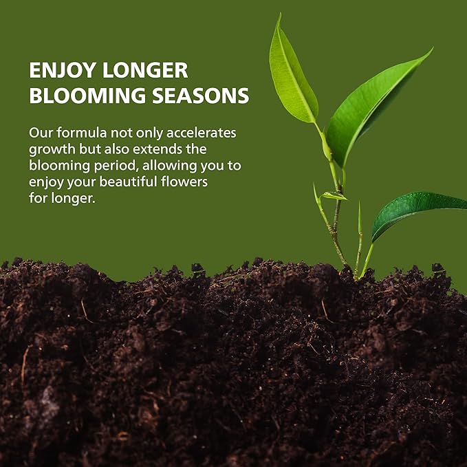 Flower Bloomer Liquid Ultimate Solution to Accelerate Flower Growth Bloom Nutrition and Enhance Blooming for Your Garden - 32 fl oz