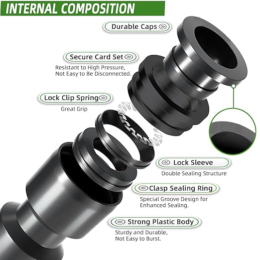 20PCS Push-to-Fit Drip Irrigation Emitters for 1/4 inch Irrigation Tubing,Two-Way Connection Adjustable Drip Emitter Sprayer with Stake,Irrigation Dripper Sprinkler for Drip Irrigation System