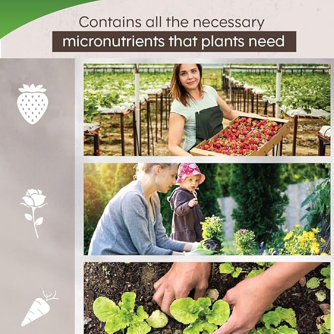 Hydroponic Nutrient Kit – Grow, Bloom, Micro Plant Food for Growing Vegetables Fruits Flowers Herbs for Indoor & Outdoor Soil | Ideal for Hydroponics and Potted Plants