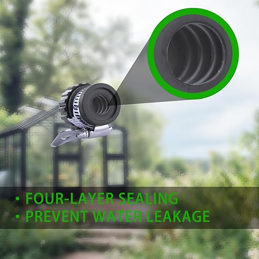 Drip Irrigation System Kit, 240 Ft Automatic Garden Watering Plant System Kit, Greenhouse Irrigation Kit, Patio Sprinkler System for Outdoor Raised Bed Plants with 1/2in,1/4in Hose