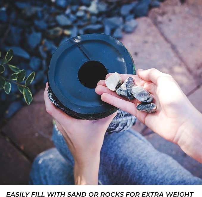 Galashield Owl Decoys to Scare Birds Away | Plastic Owls to Scare Birds Away | Owl Statue for Garden & Outdoors [Set of 3]