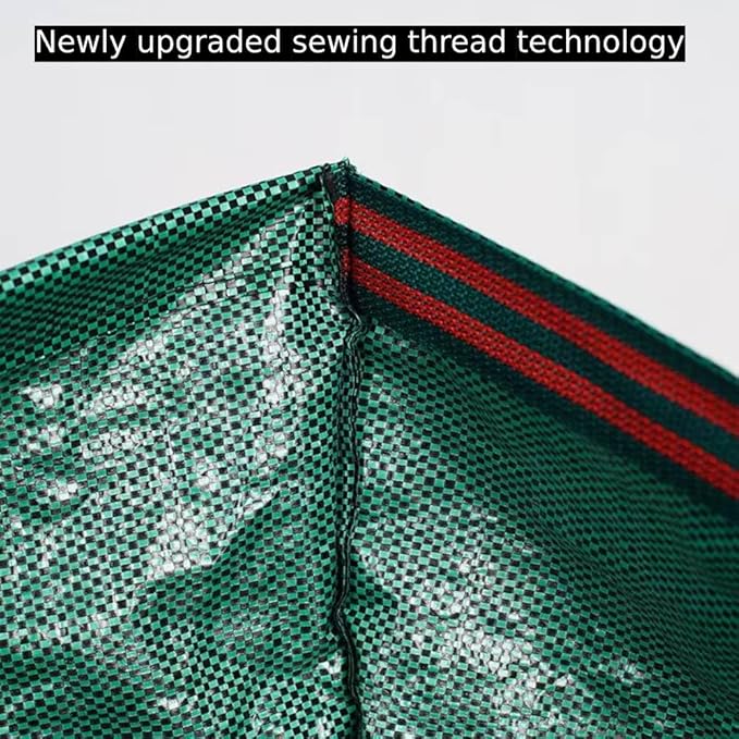 72 Gallon Garden Bags for Debris,2-Pack Yard Waste Bags,Large Dustpan-Type Lawn Bags with Gardening Gloves, Leaf Bags for Yard Debris,Grass Clippings,Collapsible Trash Can for Parties,Laundry,Camping