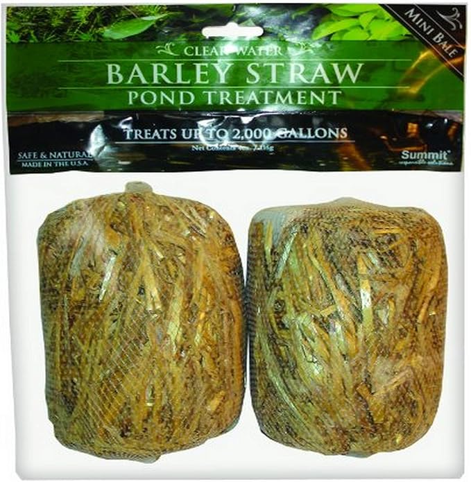 Summit...responsible solutions Summit 125 Clear-Water Barley Straw Bales, 2-Pack Treats up to 1000-Gallon