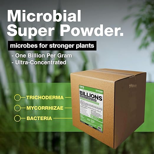 TPS NUTRIENTS Billions Concentrated Microbial Root Enhancer, 100% Water-Soluble with Mycorrhizae, Bacteria and Trichoderma, 25 Pound