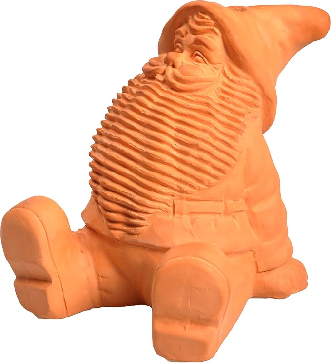 Chia Pet Gnome with Seed Pack, Decorative Pottery Planter, Easy to Do and Fun to Grow, Novelty Gift, Perfect for Any Occasion