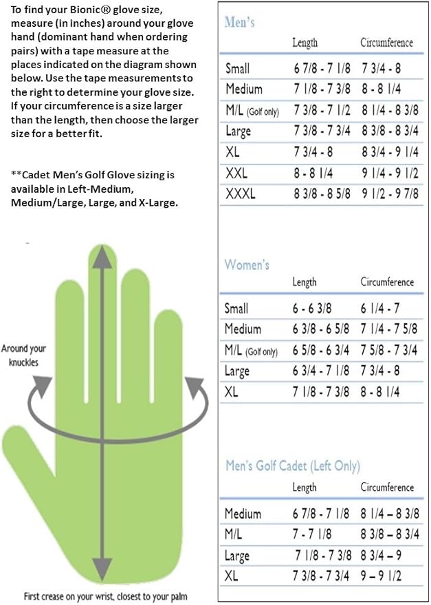 Bionic Men's ReliefGrip Gardening Premium Leather Gloves