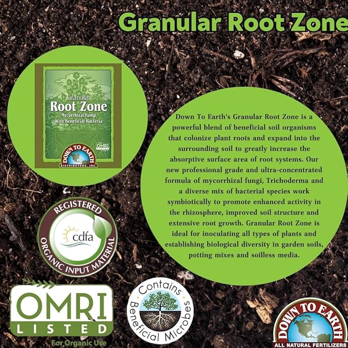 Down to Earth OMRI Organic Granular Root Zone, 8 oz