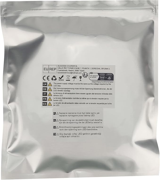 15M/49.2ft 24V COB LED Strip Light Waterproof IP65 Cool White 6000K Uniform Glow 5760LEDs CRI 93+ Flexible LED Tape Lights for DIY Cabinet Bedroom Kitchen Home Decor(No Power Supply)