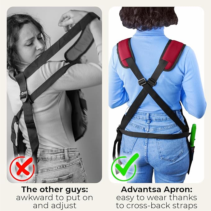 Garden Aprons for Women with Pockets - Gardening Apron - Florist Apron - Gifts for Gardeners, Artist, Painting, Art