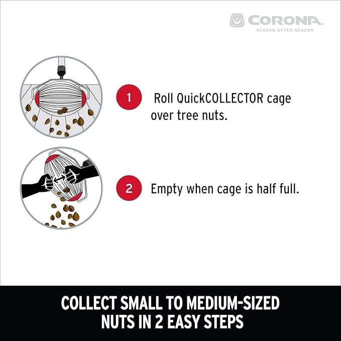 Corona Clipper Company Corona LG 3694 ComfortGEL Grip QuickCOLLECTOR, No Size, Red