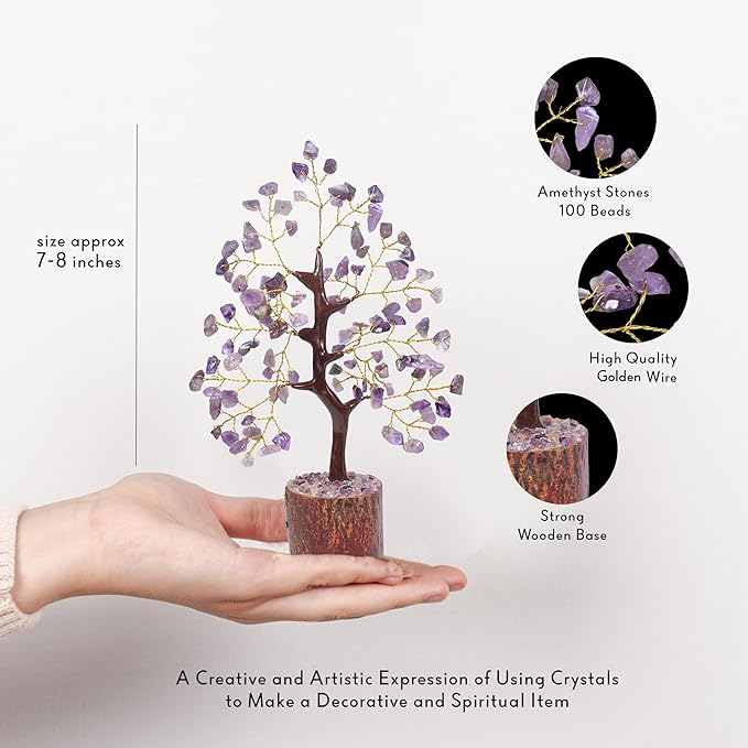 Amethyst Crystal, Crystal Tree, Spiritual Gifts For Women, Reiki Decor, Money Tree, Feng Shui Decor, Gemstones And Crystals, Office Decoration, Crystal Bonsai Tree, Spiritual Stuff, Small Office Decor