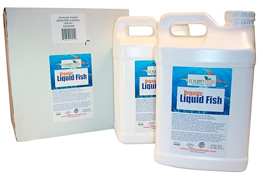Organic Hydrolyzed Liquid Fish Fertilizer (5 Gallon)