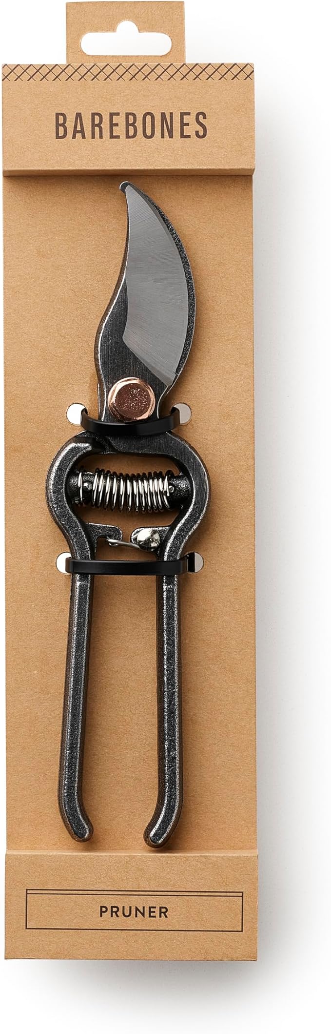 Barebones Pruner - Heavy Duty, Non-Slip Pruning Shears with Durable Blades - Old World Japanese Design, Plant Trimming Scissors - Ideal Houseplant Accessories & Garden Tools