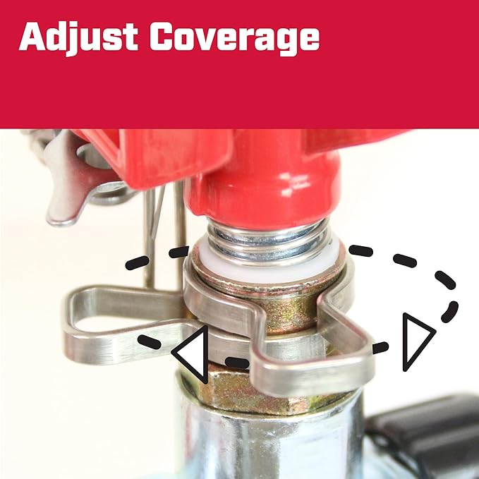 Chapin 4982: Wheeled Impact Sprinkler, 360 Degree Automatic Impact Sprinkler with Wheeled Base for Medium to Large Gardens and Lawns, Up to 85 ft Coverage Area, Lawn Sprinkler