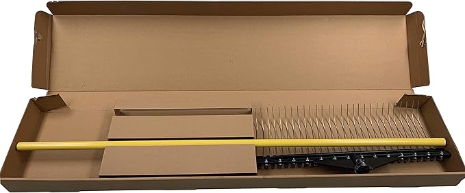 Garden Landscape Rake – 21” Head Garden Debris Rake | Elevate Your Outdoor Spaces with Precision and Efficiency | Ideal for Lawn and Garden Maintenance