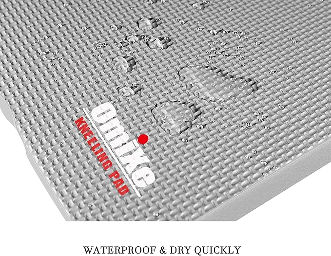 Extra Thick Kneeling Pad Comfy Foam Kneeler Mat Garden Knee Pad Cushion for Gardening Planting Yard Work Prayer Yoga Mechanic Exercise Workout Baby Bath 18 x 11 x 1.5 Inch Large Grey 1 Pack