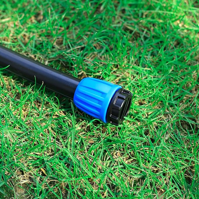 1/2" Blue Drip Irrigation Plug,for 1/2 inch (16mm) Irrigation Tubing(OD 0.620 in.ID is 0.520. in) (10 Pcs Blue)