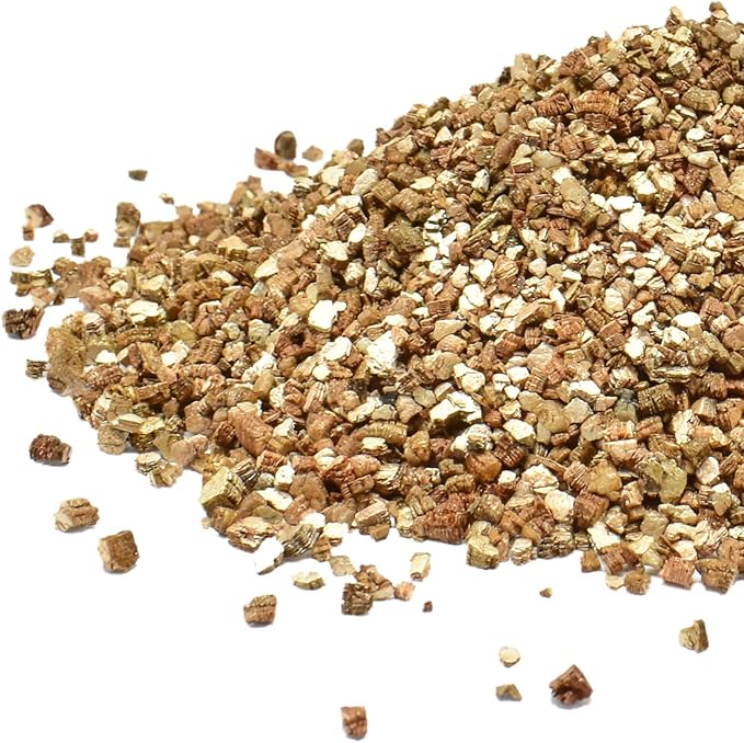 Halatool 8 QT Horticulture Vermiculite Professional Soil Addictive Coarse Grade Vermiculite for Plants Gardening Mushrooms Seed Starting Cat Grass