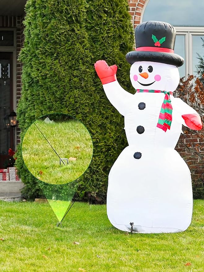 GROWNEER 50 Pack Galvanized Landscape Staples 6 inch 11 Gauge Garden Staples and 50 Pack Gasket U-Shaped Tent Stakes SOD Pins Yard Stakes for Securing Weed Fabric Barrier Ground Cover Fence