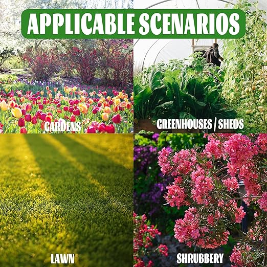 Drip Irrigation System for Garden, 226 Ft Watering System for Outdoor Plants, Greenhouse Sprinkler System Kits, Garden Raised Bed Irrigation Drip Irrigation Kits with 1/2 in,1/4 in Hose