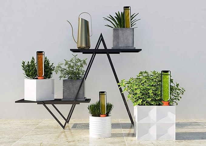 Automatic Plant Waterer Terracotta Self Watering Spikes Drippers Irrigation System for Vacation or Holiday (8Pack)