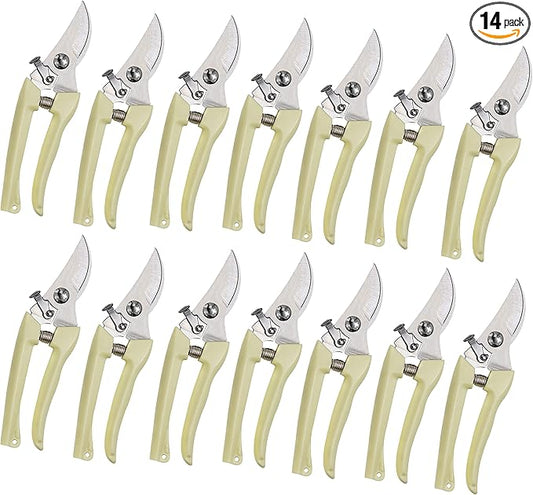 14-Pack Gardening Scissors,Pruning Shear, Florist Scissors for home and gardening