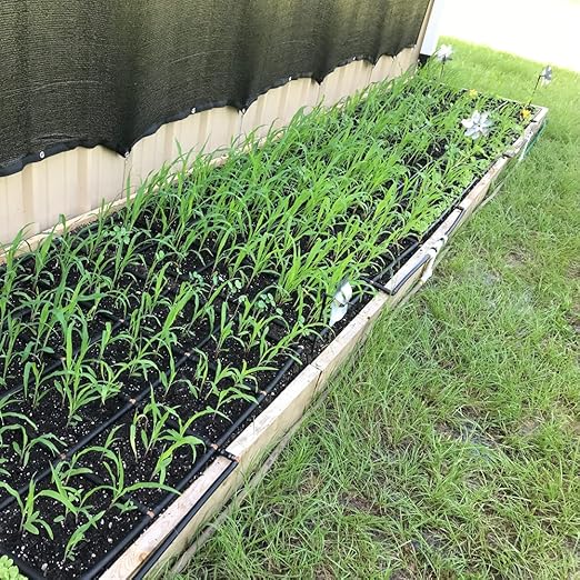 Garden Grid Connection Manifold | Connect Neighboring Garden Grids or Just 1 and/or Daisy-Chain from Manifold to Manifold with Garden Hoses to Connect Many Garden Grids | 16” Height