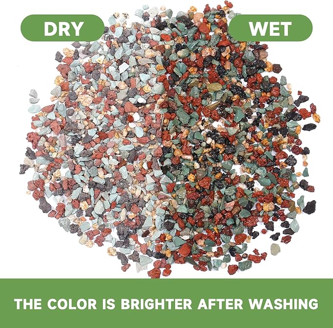 Enhance Your Plant's Growth with Our 2.5lb Premium Horticultural Gritty Mix Lava Rock Pebbles Maifanitum Potting Soil Amendment -Perfect for Succulents, Cactus, Bonsai, Terrariums, and Fairy Gardening