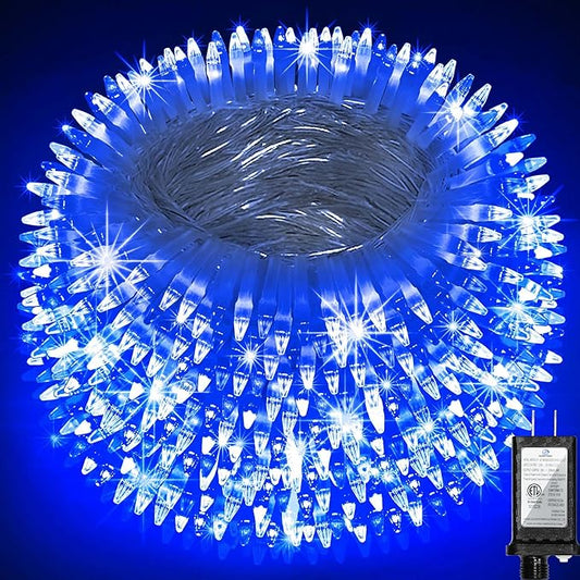 1500 LED Super Long Christmas String Lights, 492FT, Blue, Indoor/Outdoor, LED, Waterproof, Christmas, Holidays