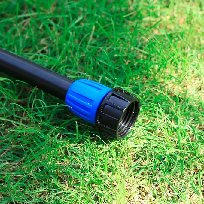 5 Pcs Drip Irrigation 3/4 To 1/2 Inch Adapter, For 1/2 inch (16MM) Irrigation Tubing (OD 0.620 in.ID is 0.520. in),Blue US Garden Water Hose GHT 3/4 Thread Adapter(5 Pcs Blue)