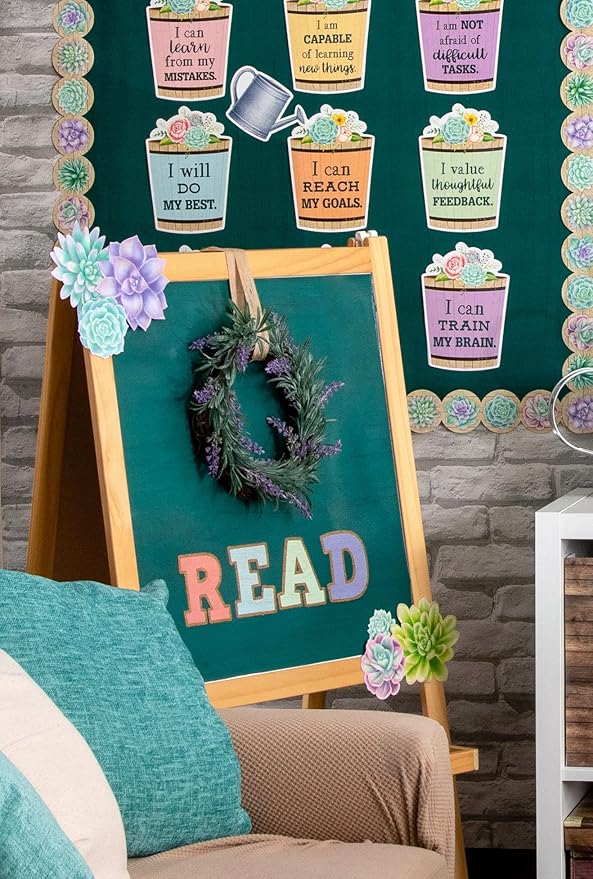 Rustic Bloom Succulent Accents - Assorted Sizes, Multi Color