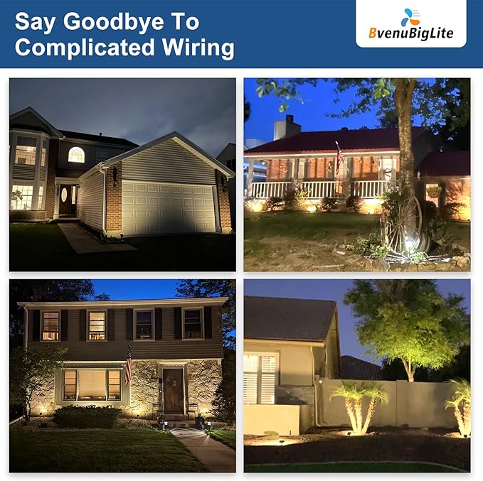 Waterproof Solar Lights Outdoor: IP65 Led Spot Light Decorations for Garden - 3 Lighting Modes Solar Powered for Yard - Dust to Dawn Uplighting Landscape Pathway Drive Patios 6PC Warm