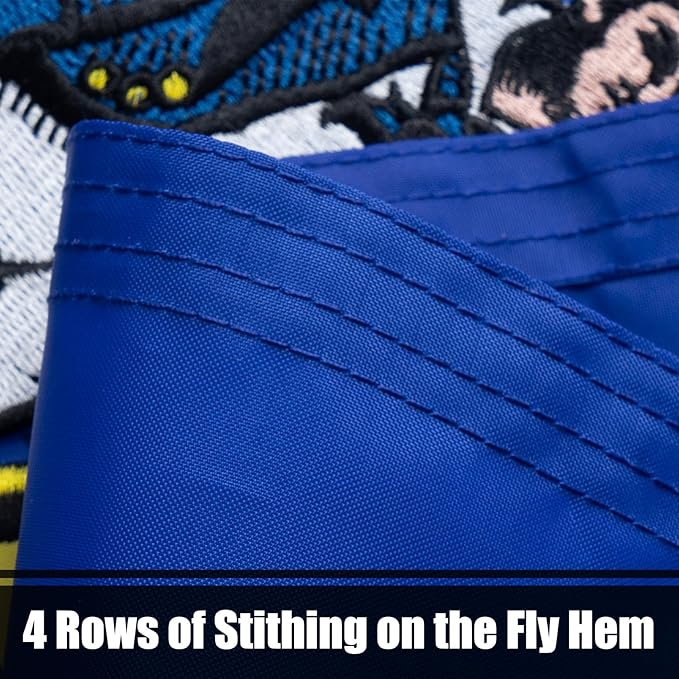 TOPFLAGS Wisconsin Flag 4x6 Outdoor WI State Flags Embroidered Longest Lasting Heavy Duty Polyester Stronger Brass Grommets 4 Stitched Hemming Perfect for Outside